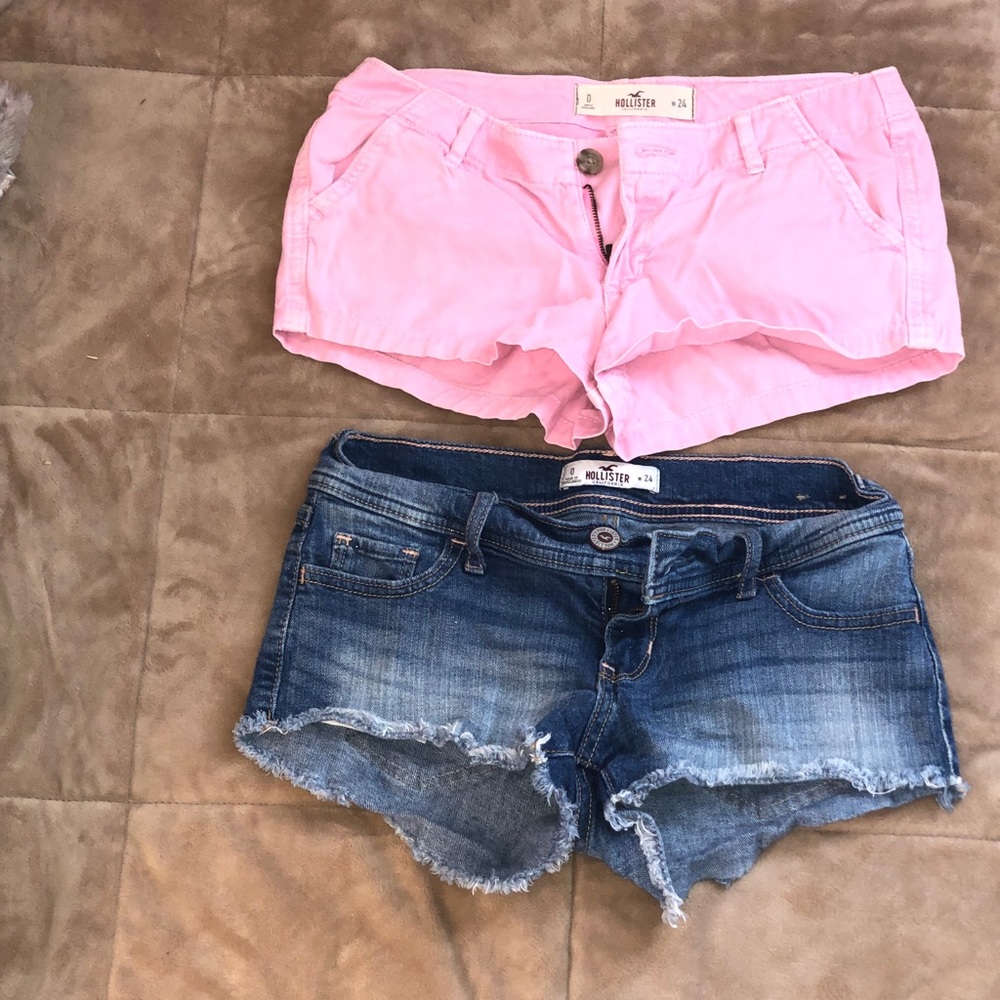 Two (2) Pairs Hollister Co. Shorts Size 0